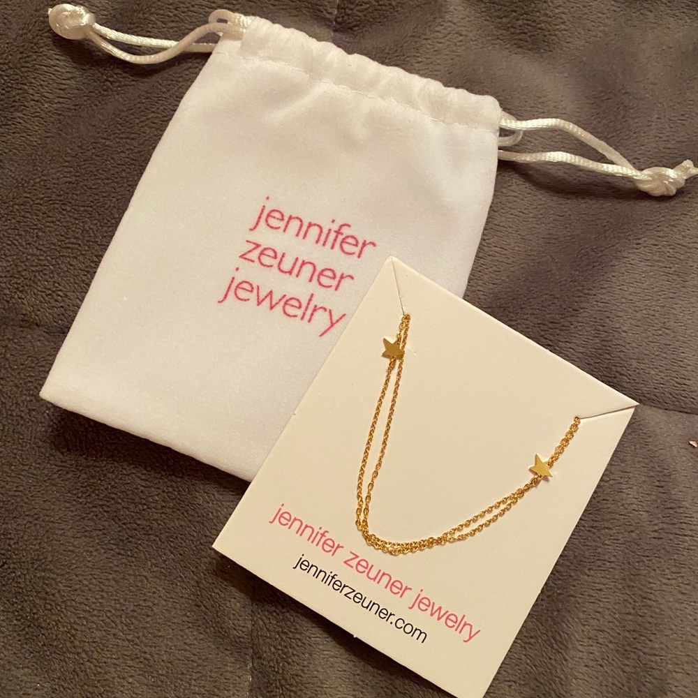 Jennifer Zeuner Double Star Necklace
